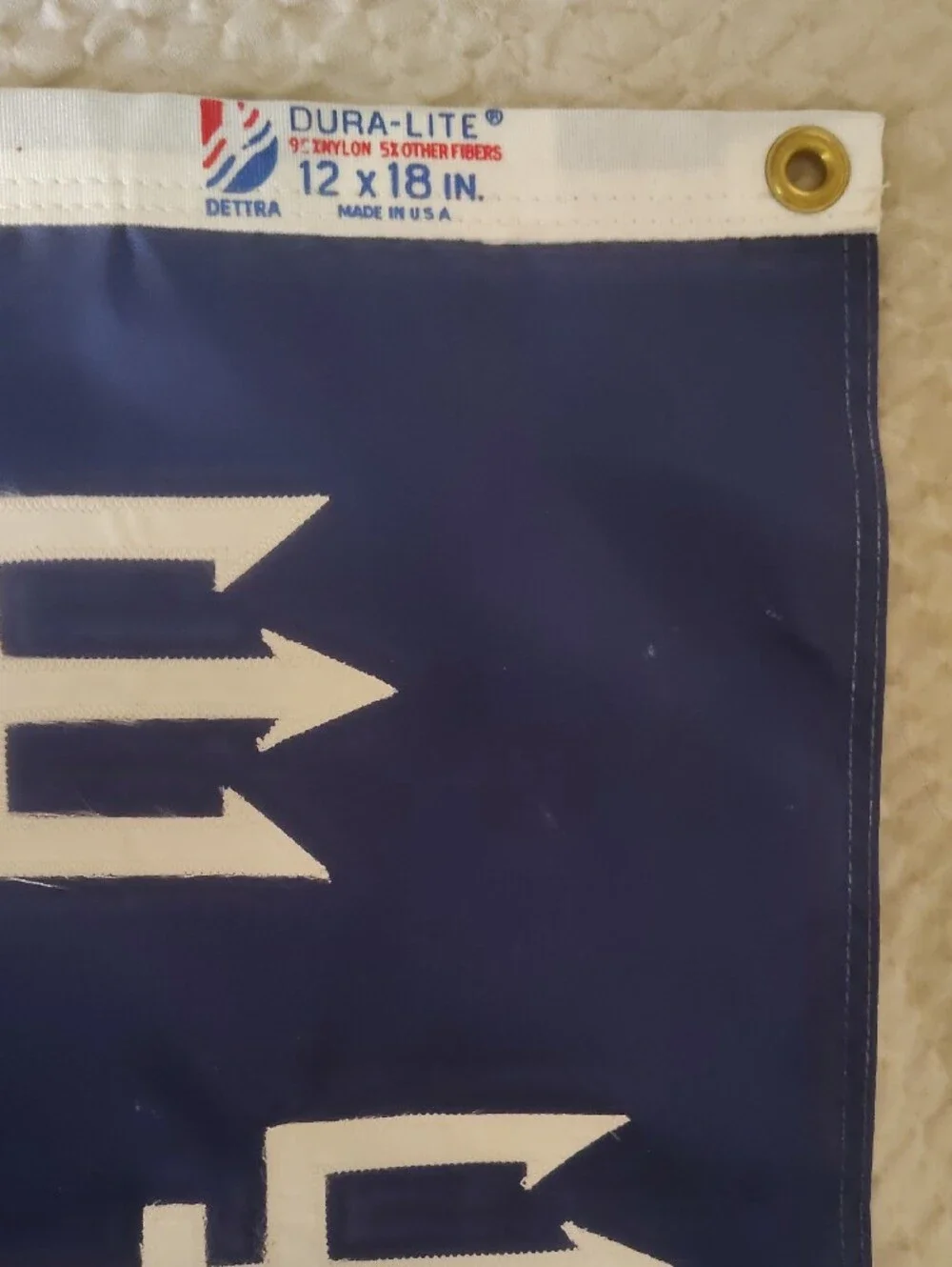 Vintage USA Power Squadron 3 Tridents Flag 12 X 18 Rare